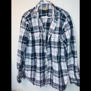 Sonoma lifestyle men’s plaid flannel casual shirt